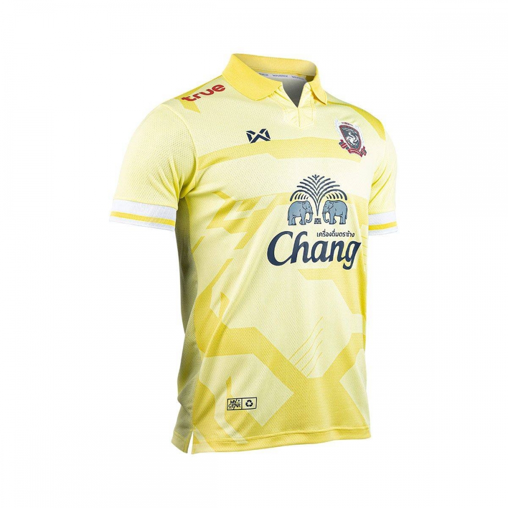 2021 Suphanburi FC Warrior Elephant Yellow Away Player Shirt