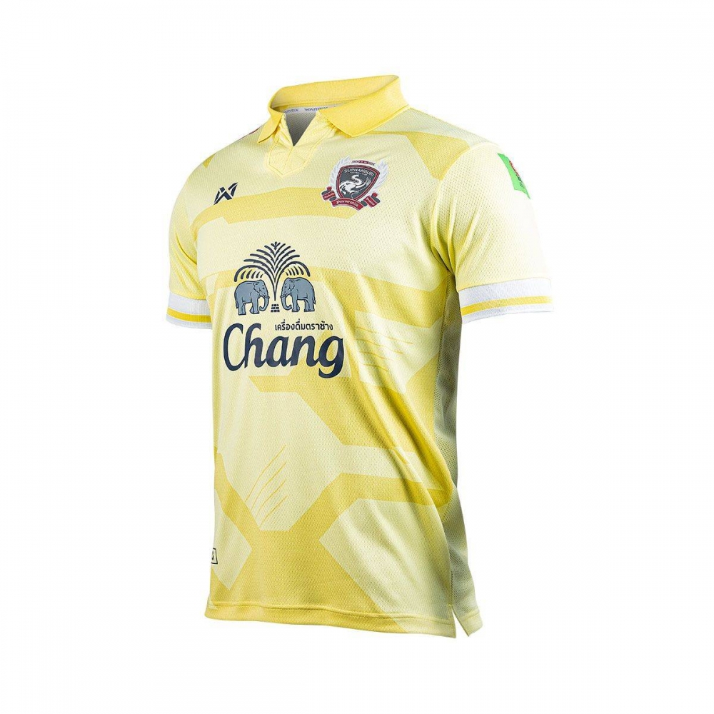 2021 Suphanburi FC Warrior Elephant Yellow Away Player Shirt