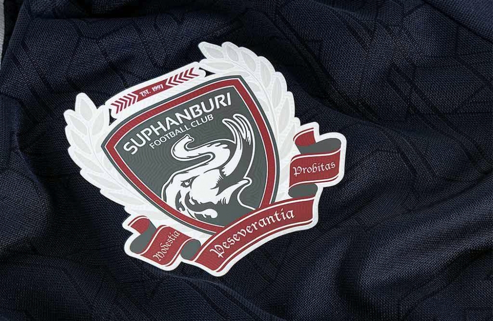 2021 Suphanburi FC Warrior Elephant Blue Home Player Shirt