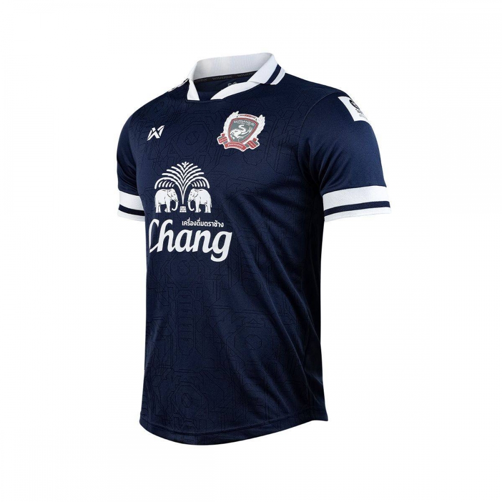 2021 Suphanburi FC Warrior Elephant Blue Home Player Shirt