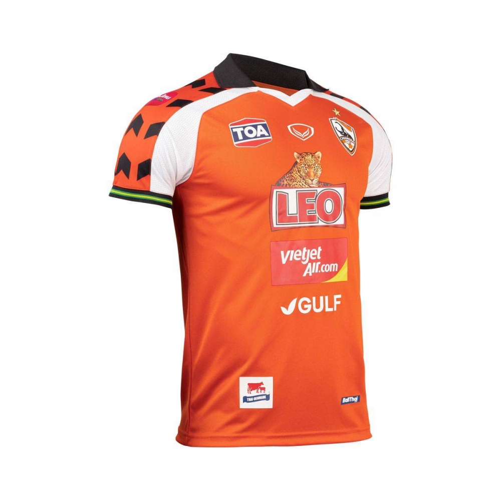 2021 Chiang Rai United FC Home Orange Player Edition Shirt