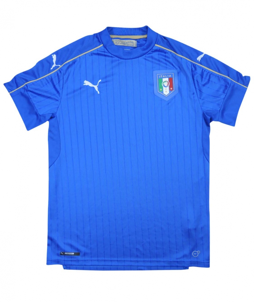 Italy 2016-17 Home Shirt (XLB) (Good) (Immobile 11)