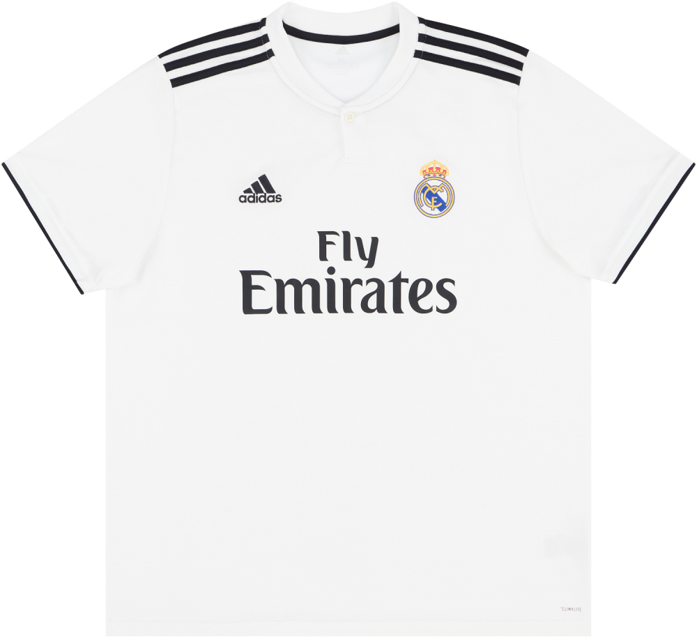 Real Madrid 2018-19 Home Shirt (S) (Very Good) (James 10)