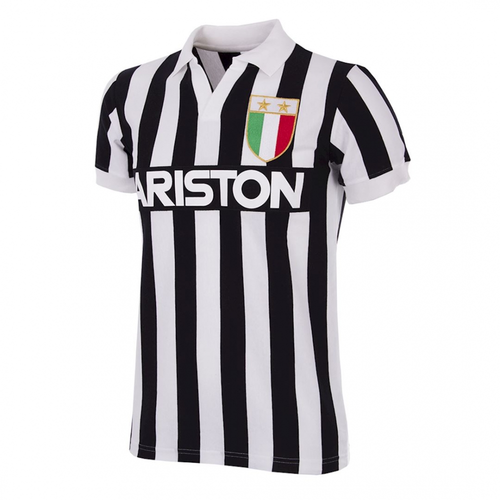 Juventus FC 1984 - 85 Retro Football Shirt (CHIELLINI 3)