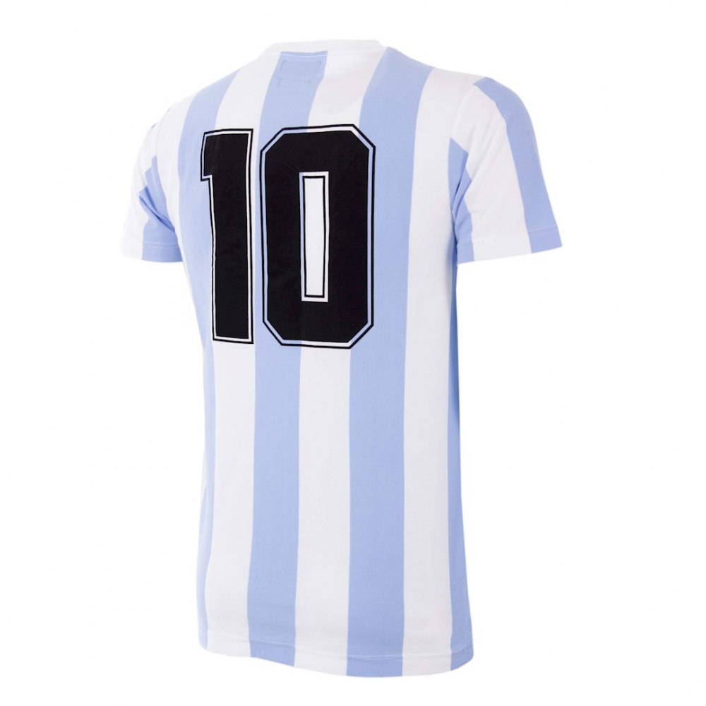 Argentina 1982 V-Neck Number 10 T-Shirt