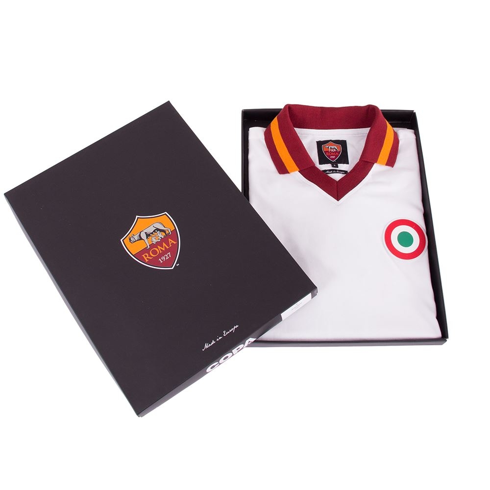 AS Roma Away 1980-81 Retro Football Shirt