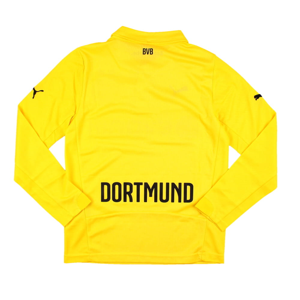 Borussia Dortmund 2014-15 European Home Long Sleeve Shirt (Medium Boys) (Excellent)