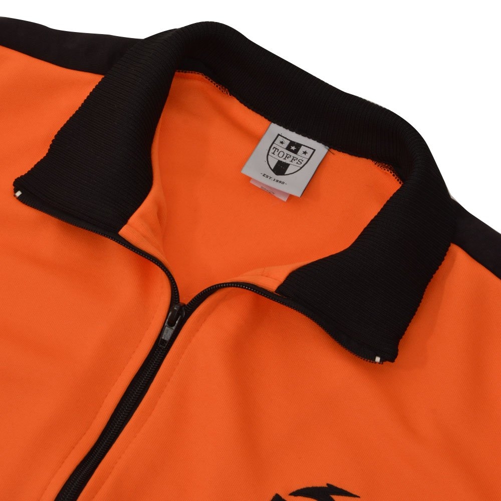 BUKTA Heritage Track Top Orange with Black Panels/Cuffs/W'B