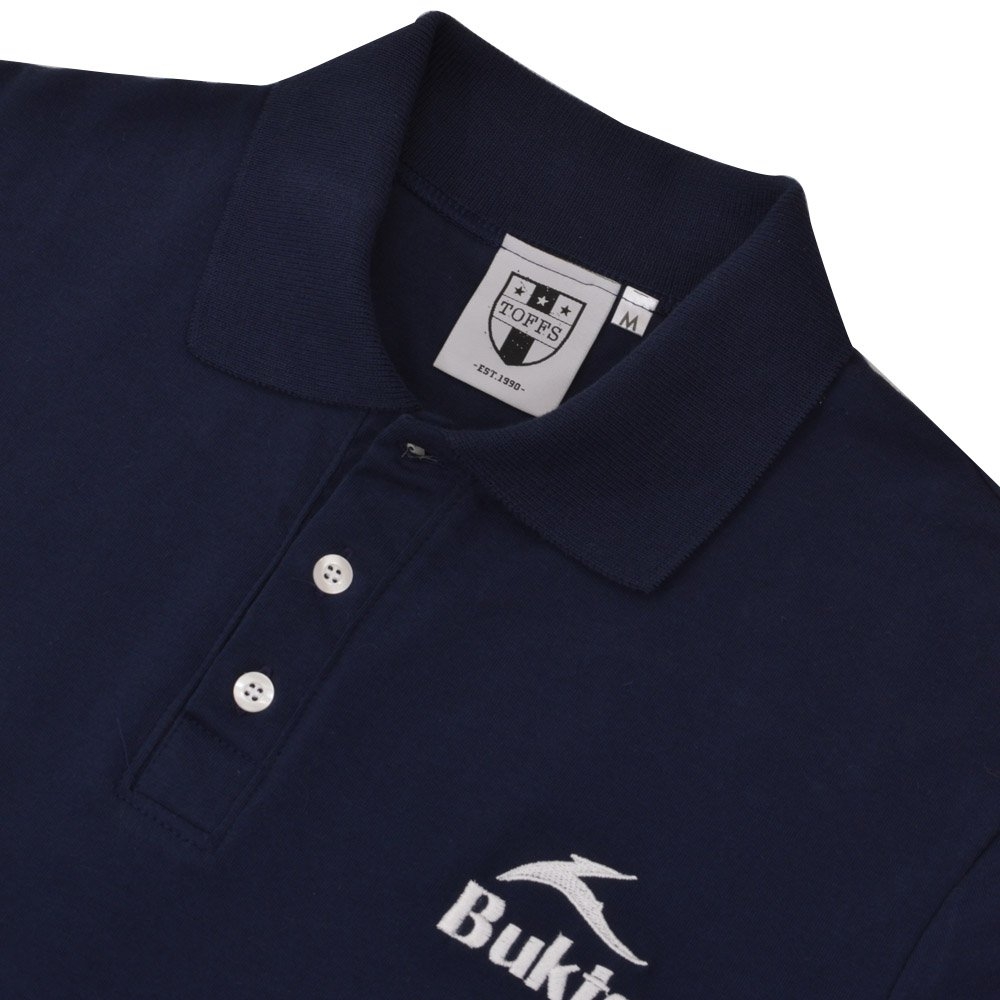 BUKTA Heritage Polo Navy with White Cuffs