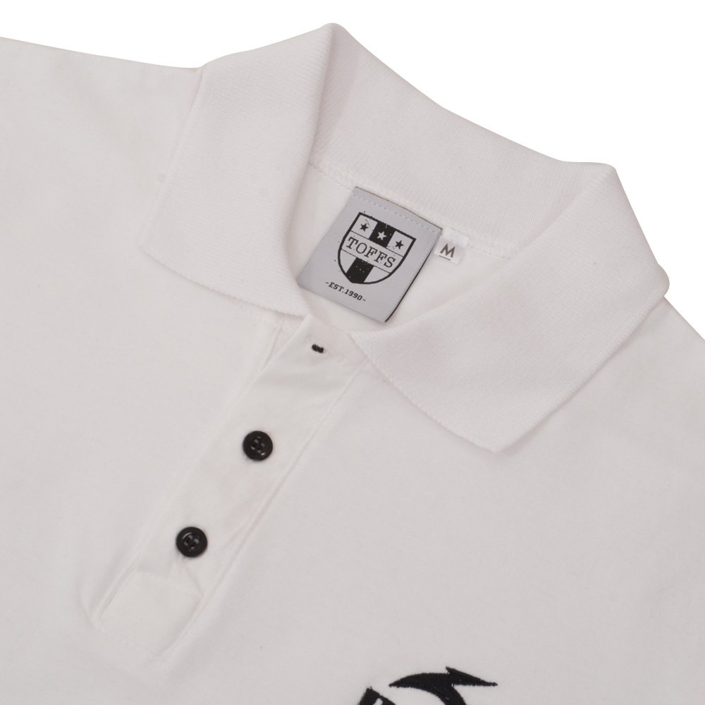 BUKTA Polo White with Black Cuffs