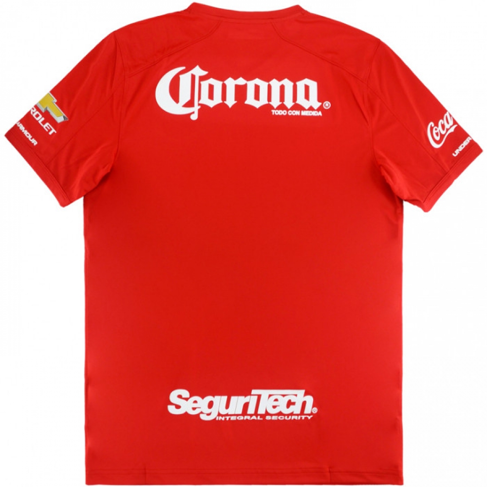 2017-2018 Deportivo Toluca Home Football Shirt