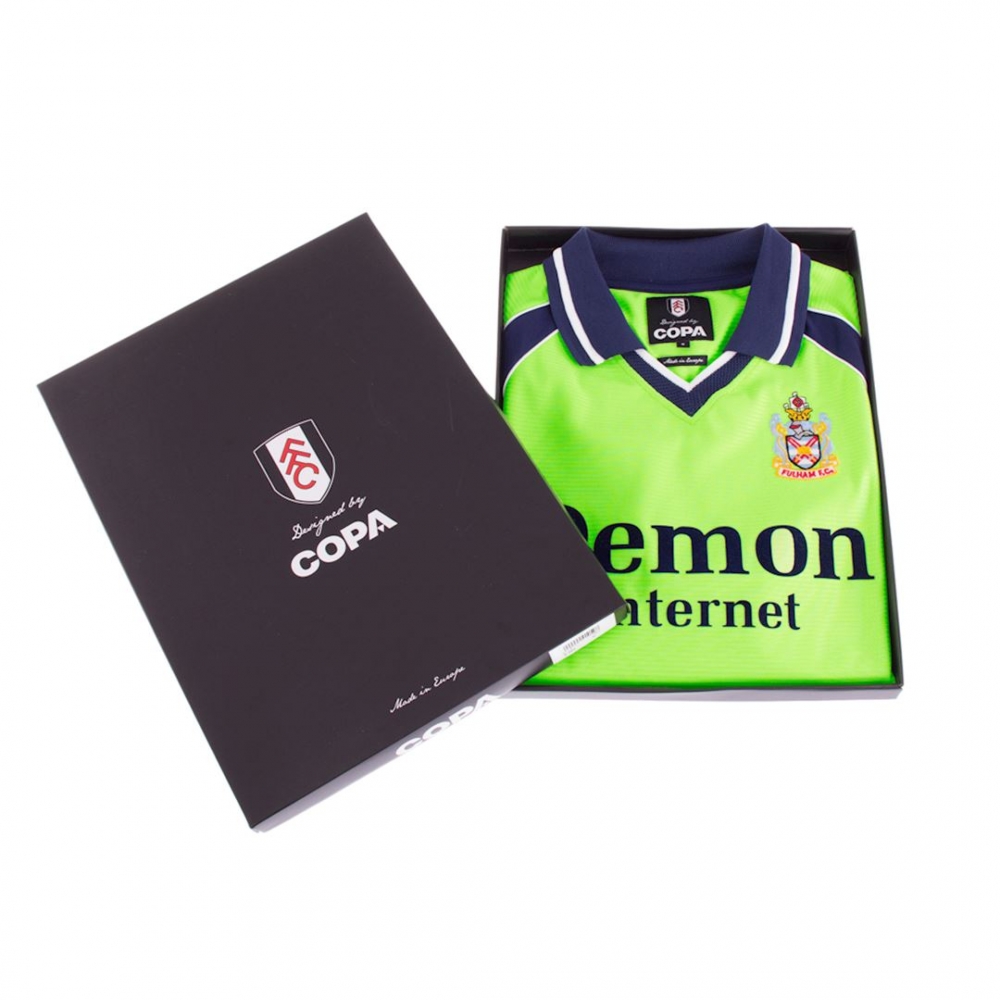 Fulham FC 1999 - 2000 Away Retro Football Shirt (Your Name)