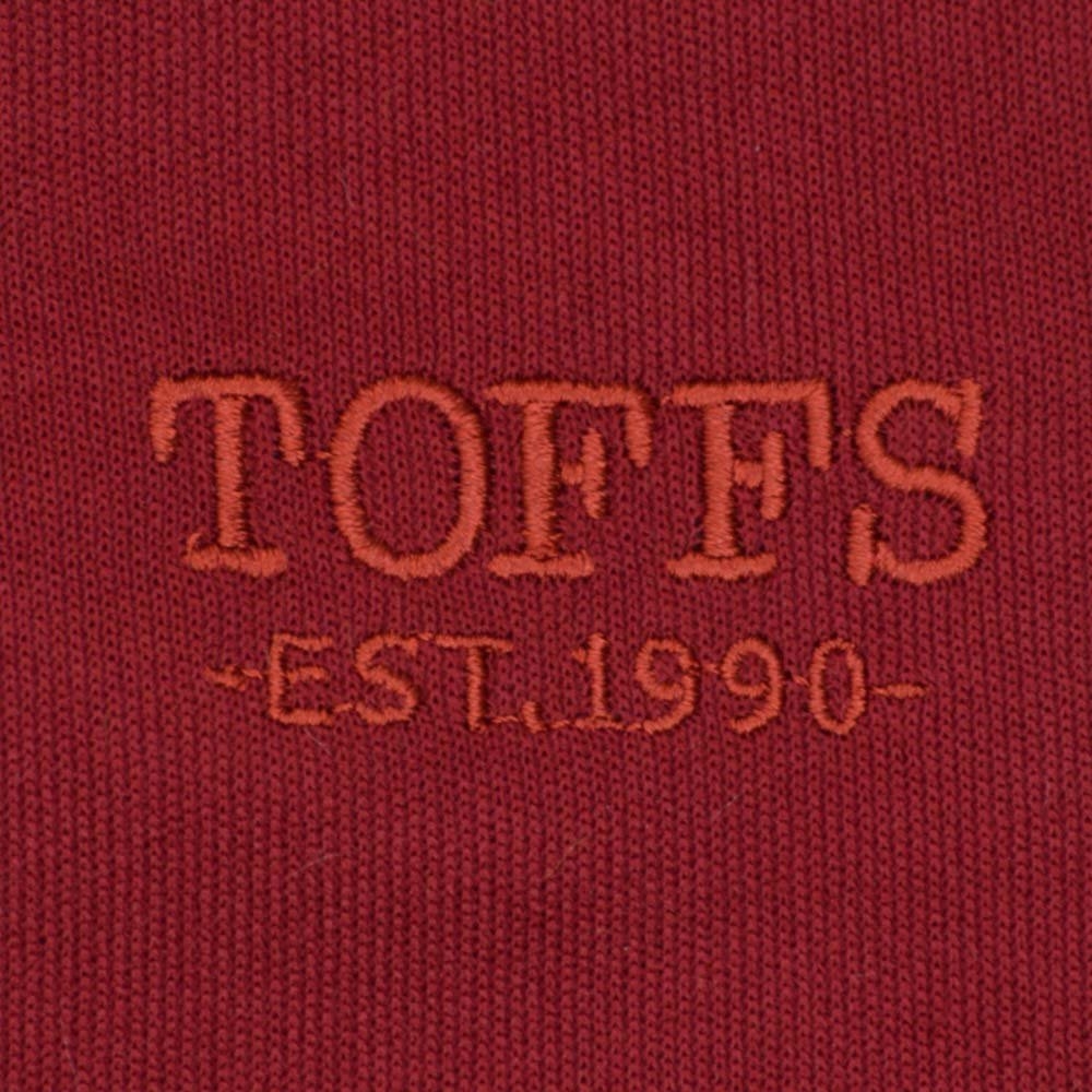 TOFFS Est 1990 Track Top - Maroon/Amber