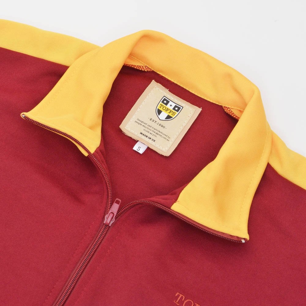 TOFFS Est 1990 Track Top - Maroon/Amber