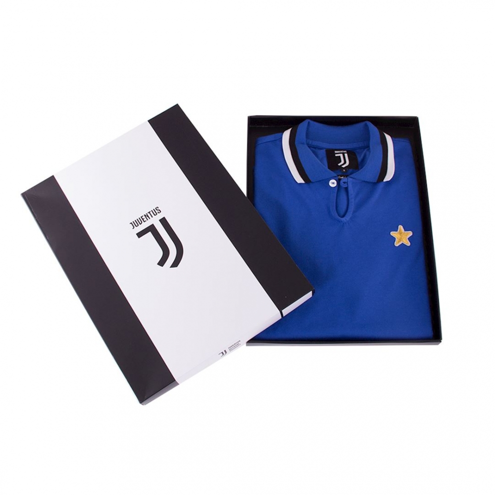 Juventus FC 1976 - 77 Away Coppa UEFA Retro Football Shirt