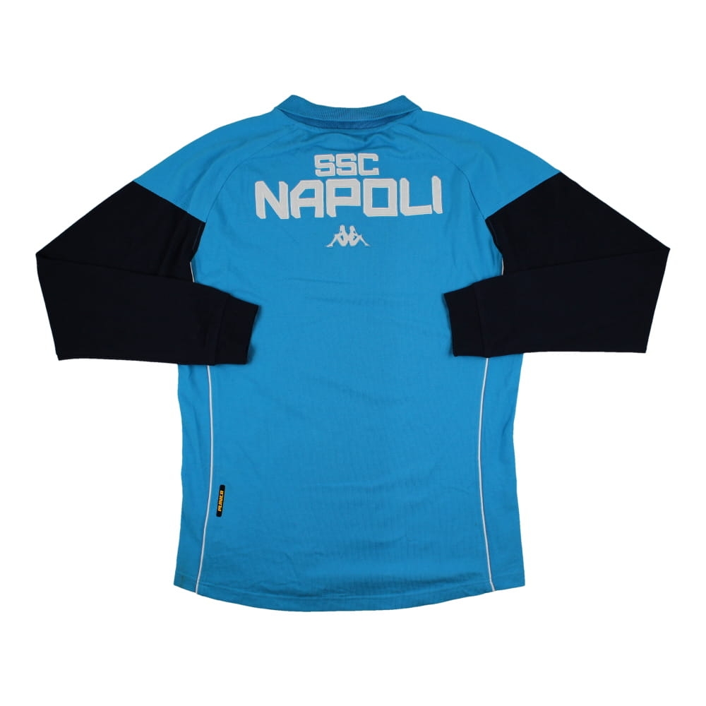 Napoli 2017-18 Kappa Long Sleeve Football Training Shirt (XXL) (Excellent)