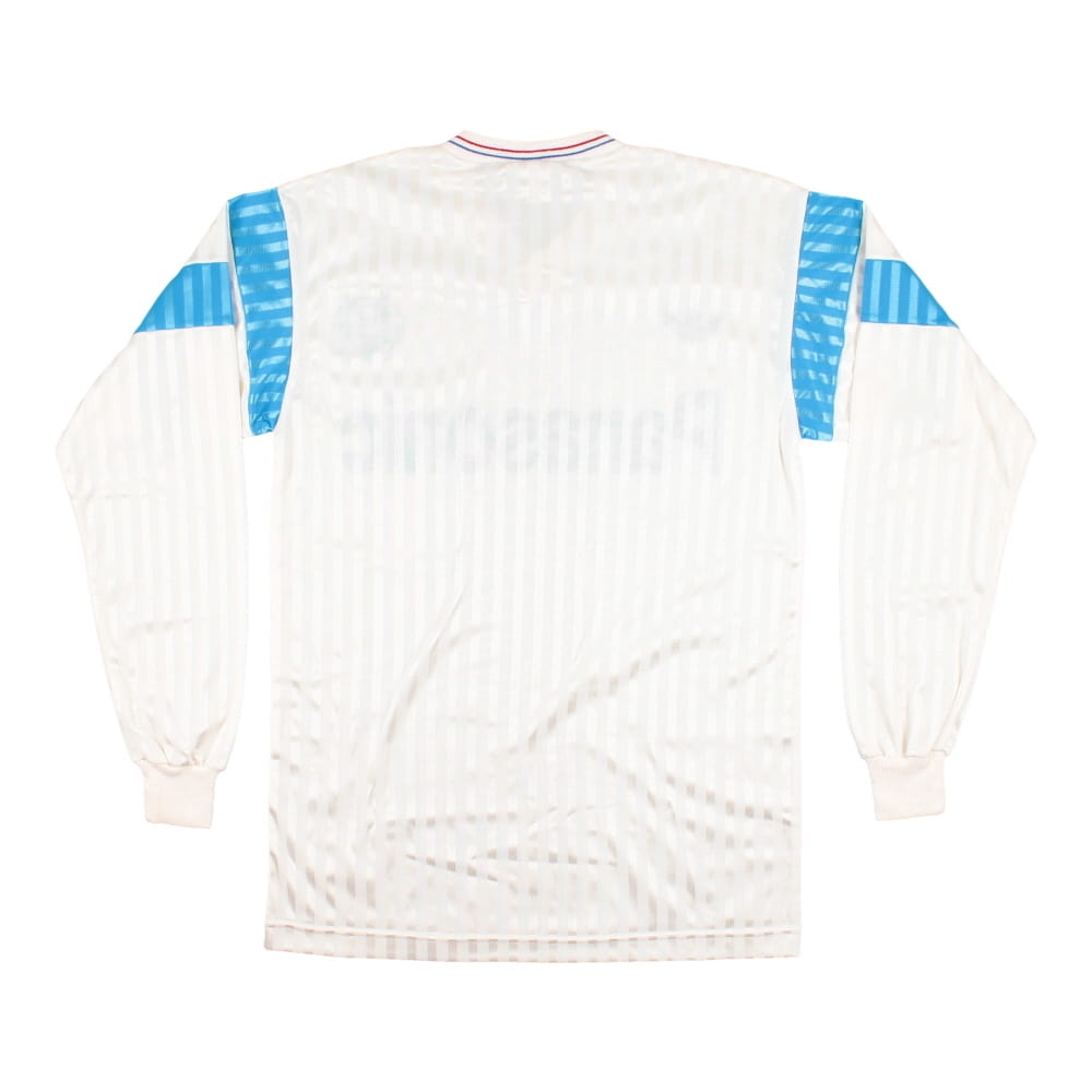 Marseille 1990-91 Home Long Sleeved Shirt ((Excellent) S)