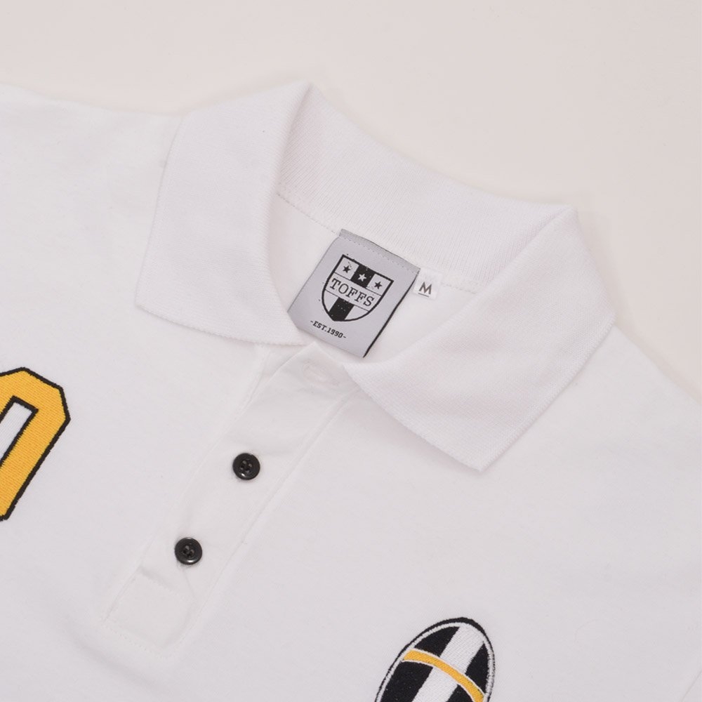 Juventus No 10 White Polo Shirt