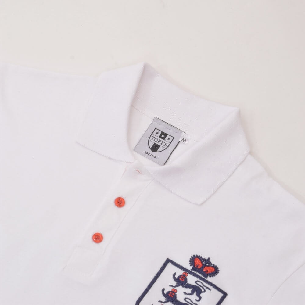 England White Polo Shirt