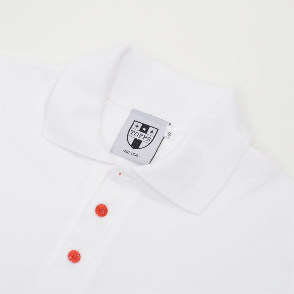 TOFFS Est 1990 White Polo Shirt