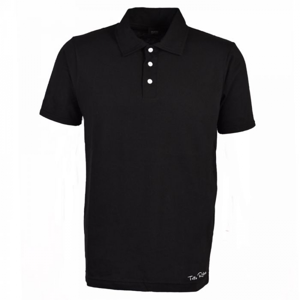 Toffs Retro Polo Shirt - Black