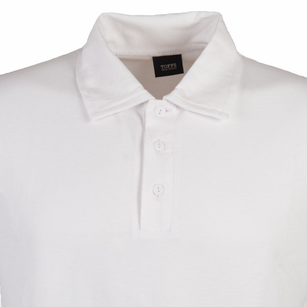 Toffs Retro Polo Shirt - White