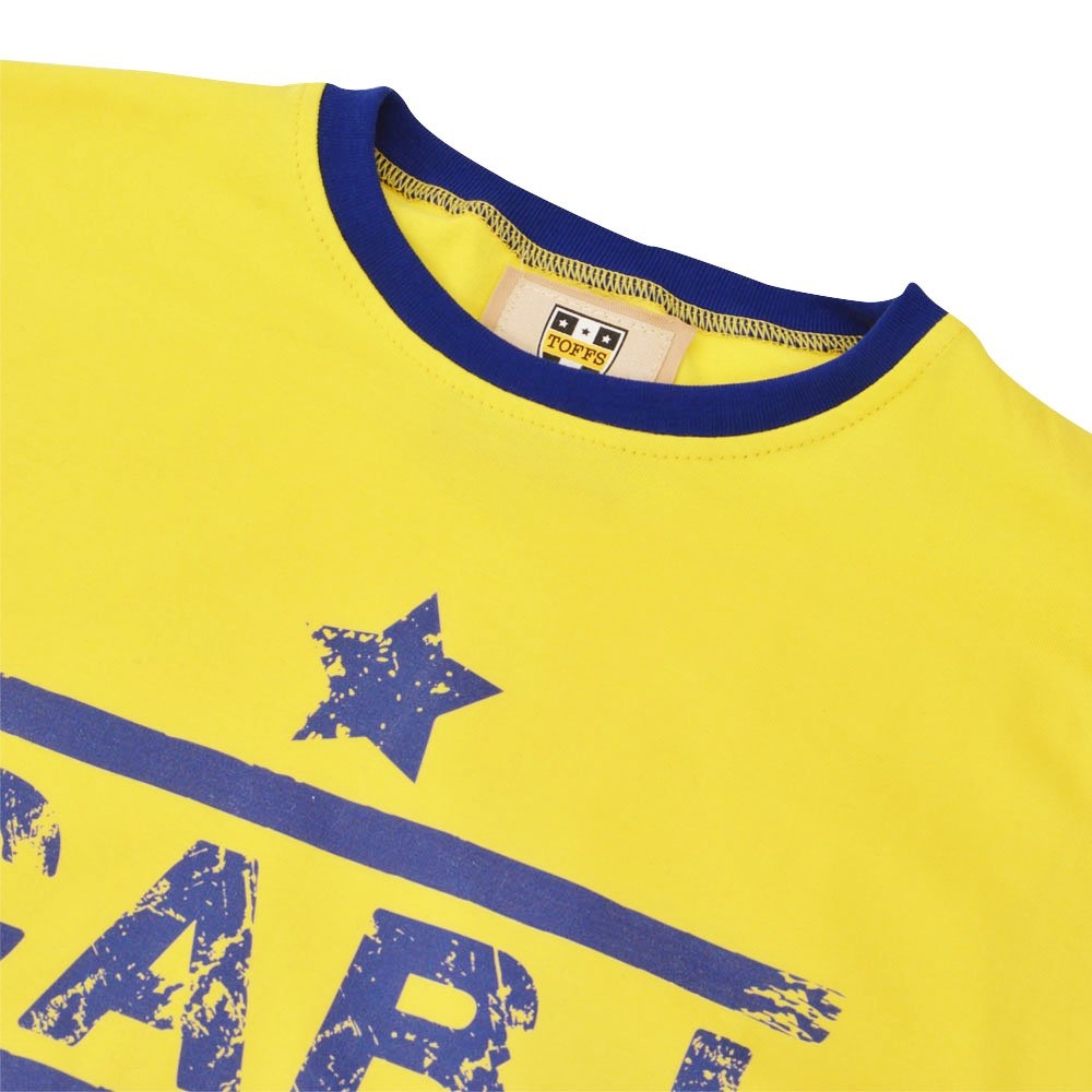 CABJ T-Shirt - Yellow/Royal Ringer