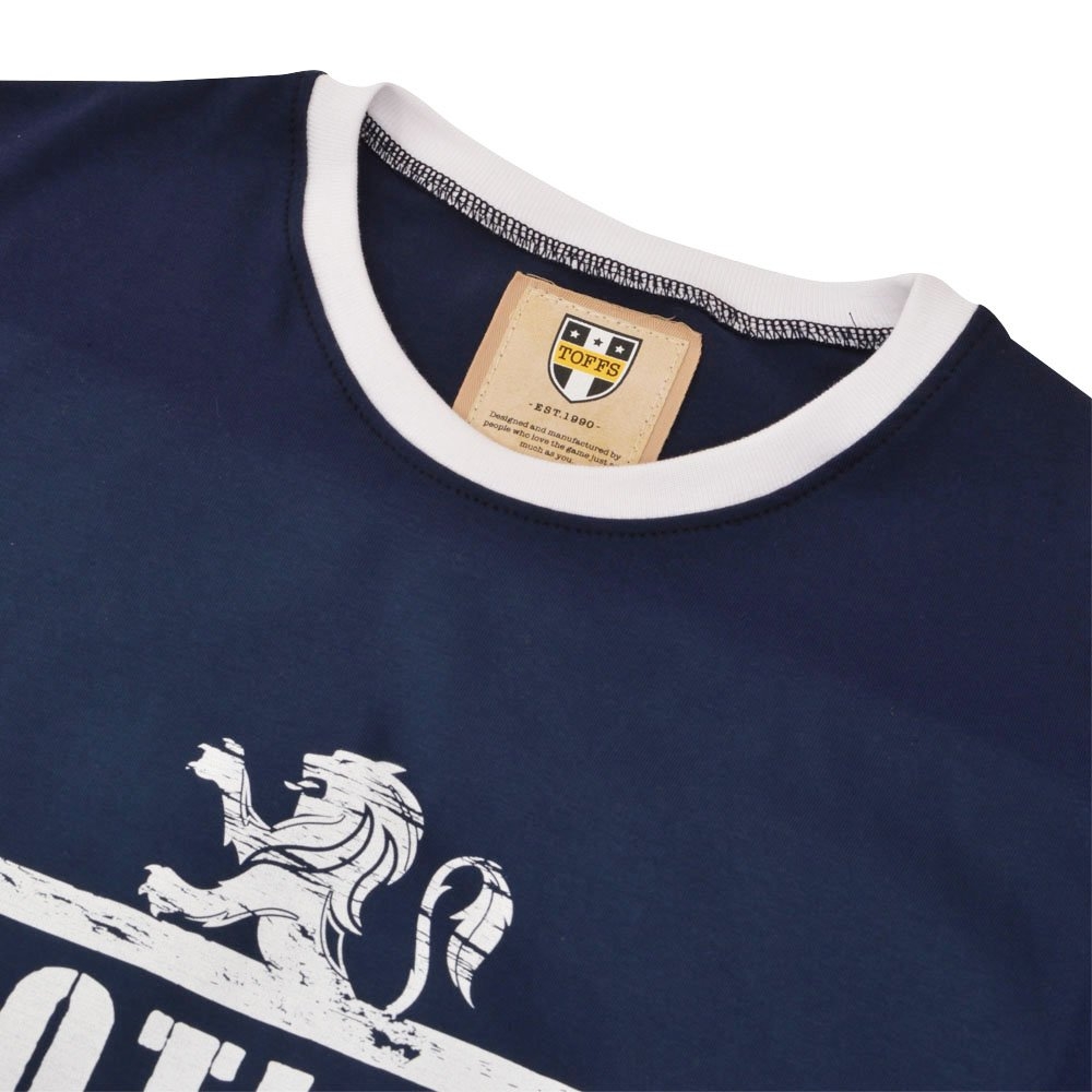 Scotland T-Shirt - Navy/White Ringer