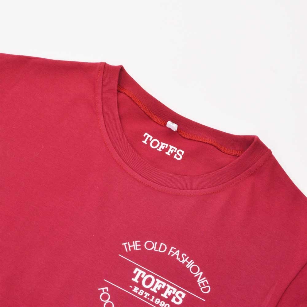 TOFFS: The Old Fashioned Football Shirt Co - Maroon T-Shirt