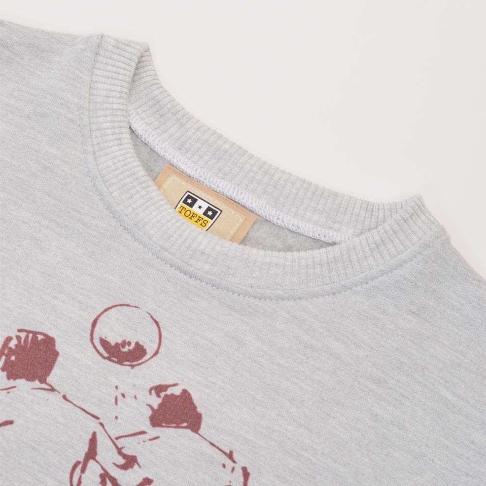 TOFFS Header Sweatshirt - Light Grey