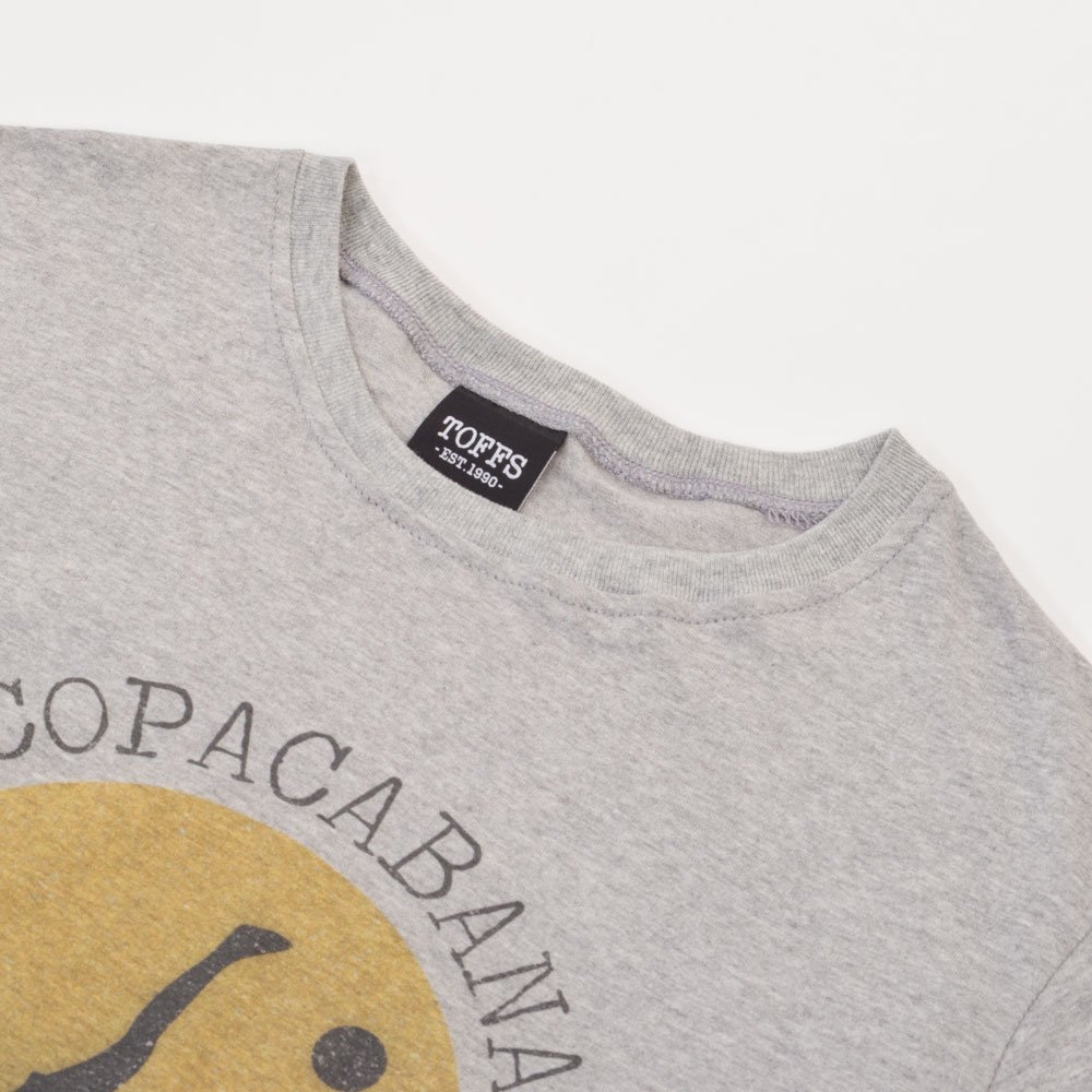 Copacabana Beach Soccer T-Shirt - Grey Marl