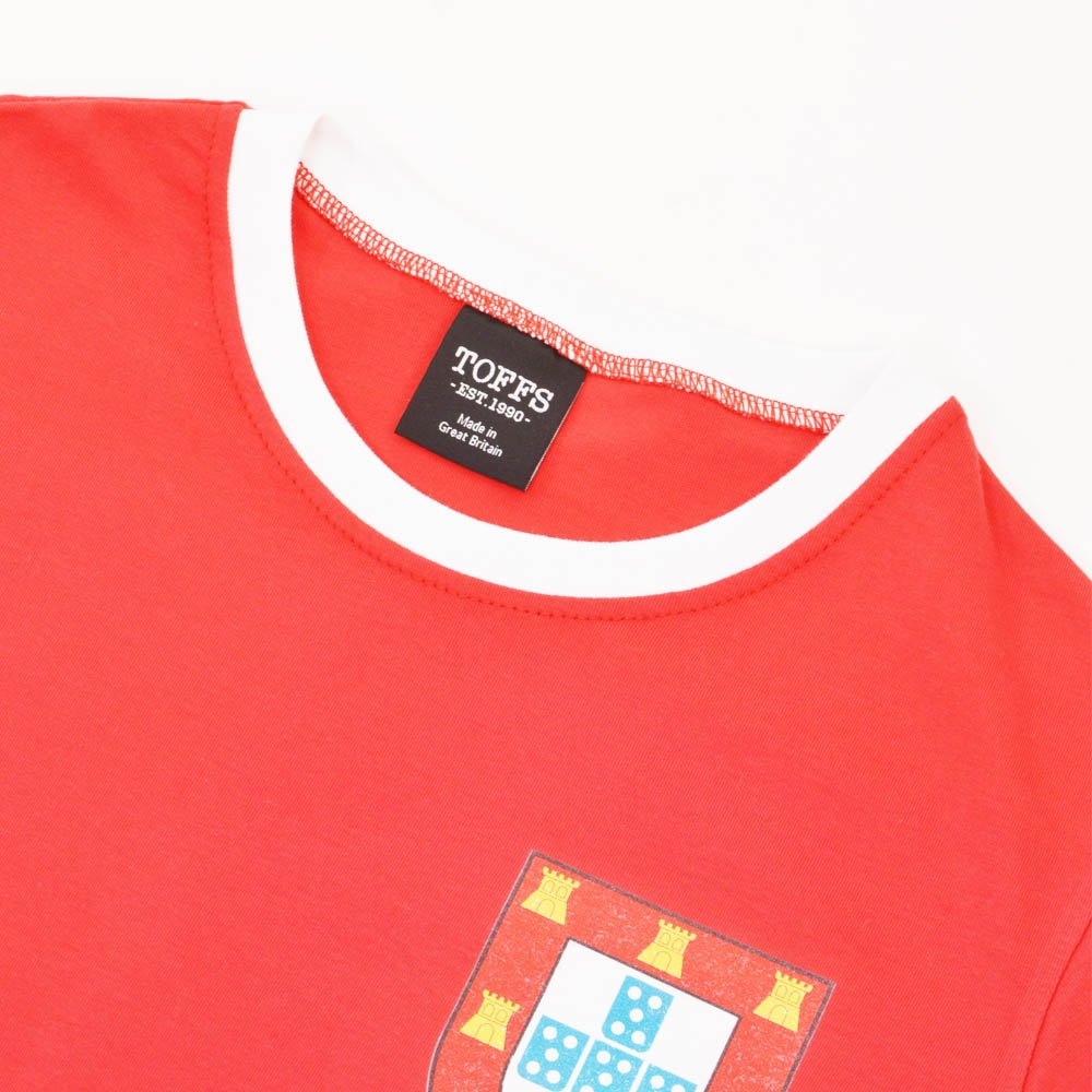 Portugal 12th ManT-Shirt - Red/White Ringer