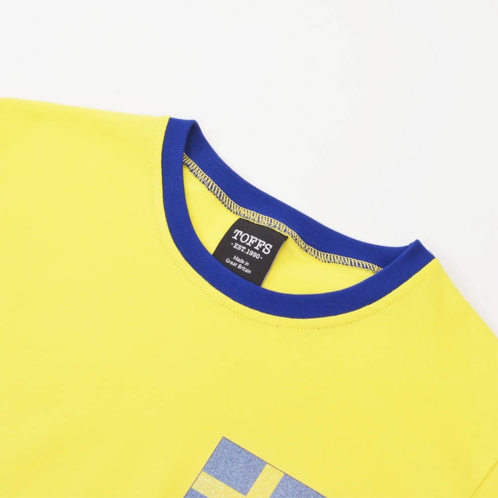 Sweden 12th ManT-Shirt - Yellow/Royal Ringer