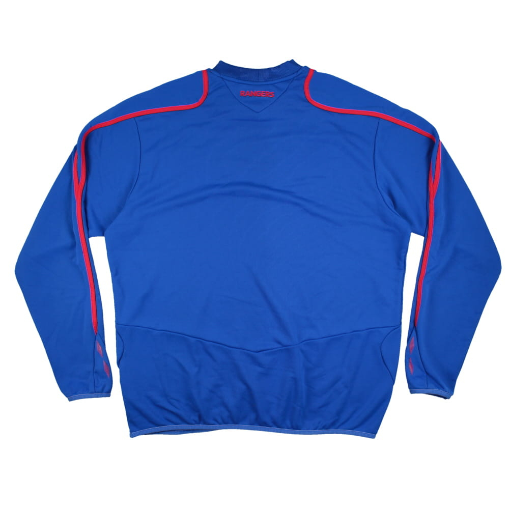 Rangers 2008-09 Long Sleeve Umbro Training Shirt (XXL) (Excellent)