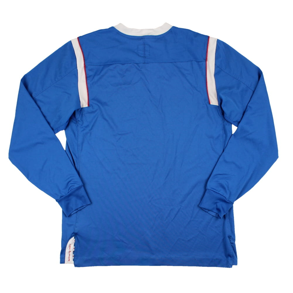 Rangers 2011-12 Home Long Sleeve Shirt (Sponsorless) (S) (Good)