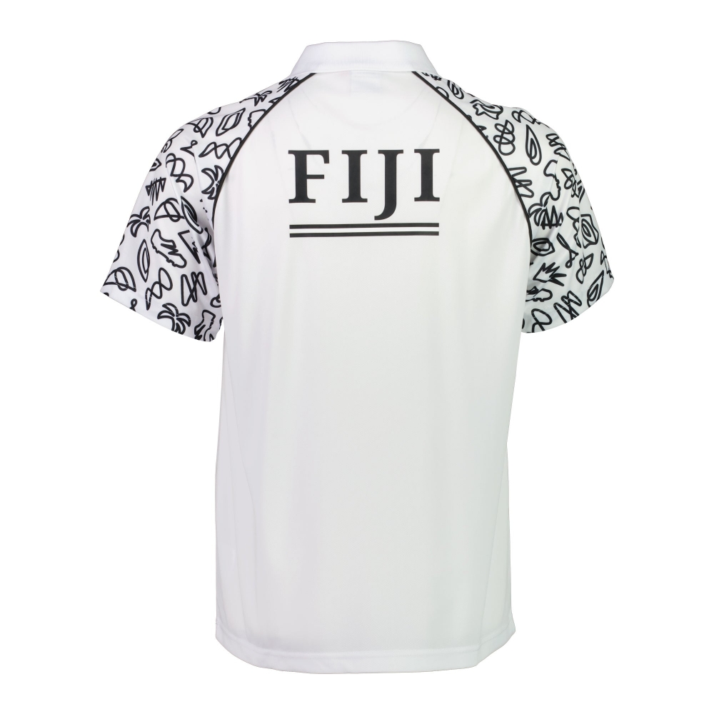 Rugby World Cup 2023 Fiji Polo - White