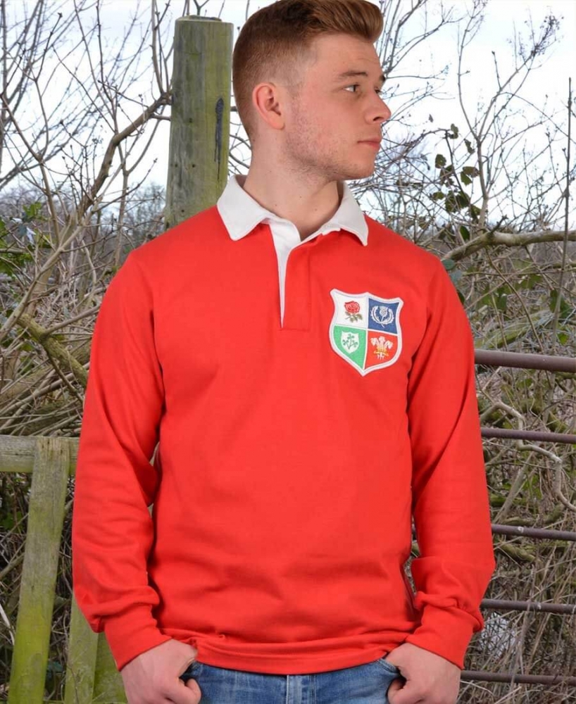 British & Irish Lions 1970s Vintage Rugby Shirt