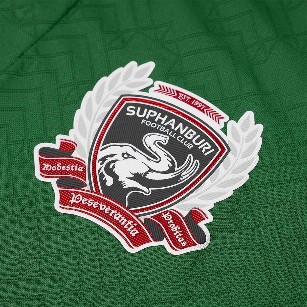 2020 Suphanburi FC Warrior Elephant Away Green Shirt