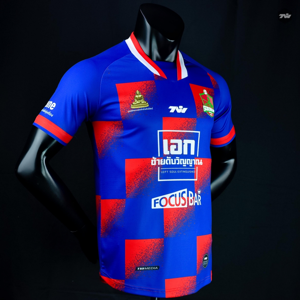 2021 Saraburi United Blue/Red Player Shirt