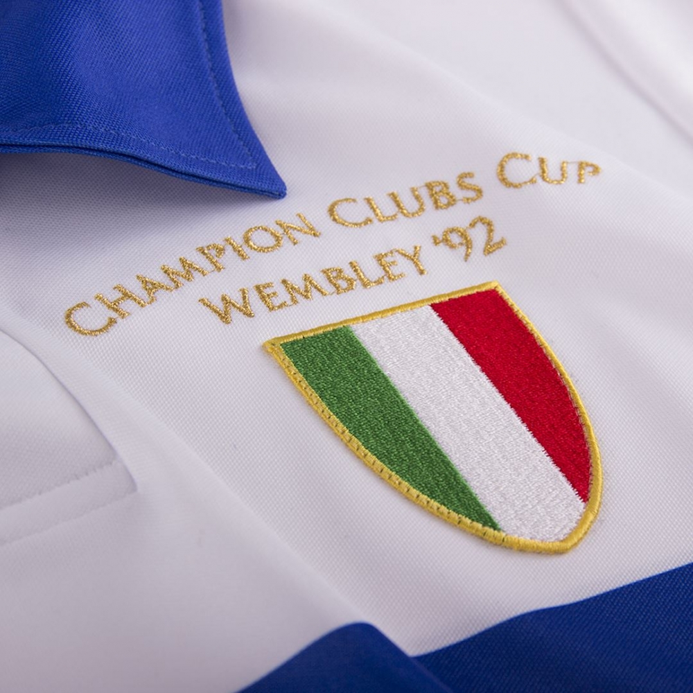 U. C. Sampdoria 1991 - 92 Away Retro Football Shirt