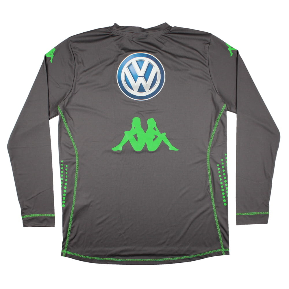 Wolfsburg 2014-16 Kappa Long Sleeve Training Top (L) (Excellent)