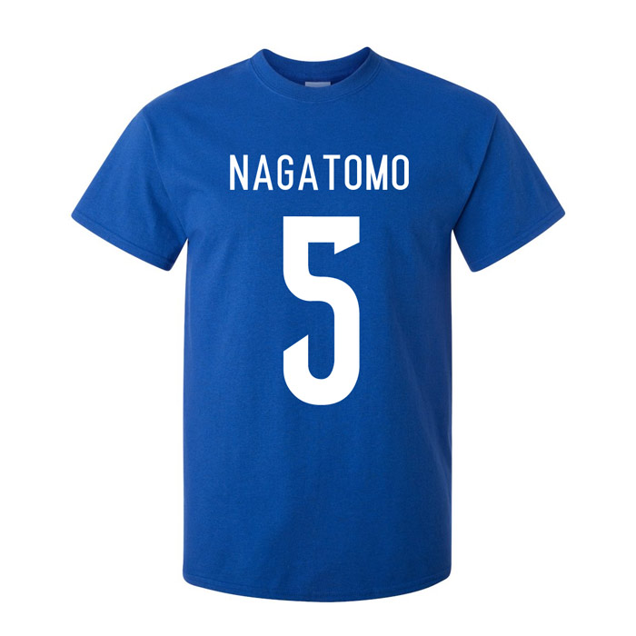 Yuto Nagatomo Japan Hero T-shirt (blue)