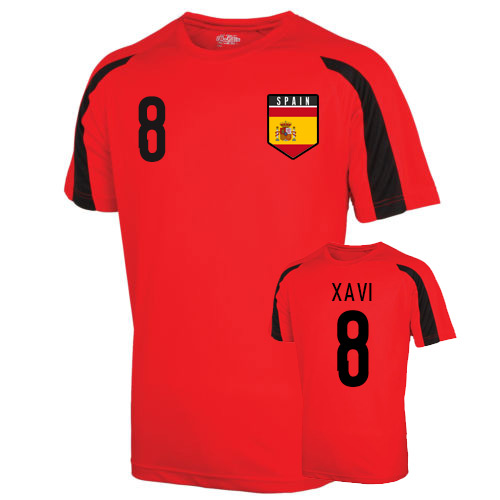 Spain Sports Training Jersey (xavi 8) - Kids