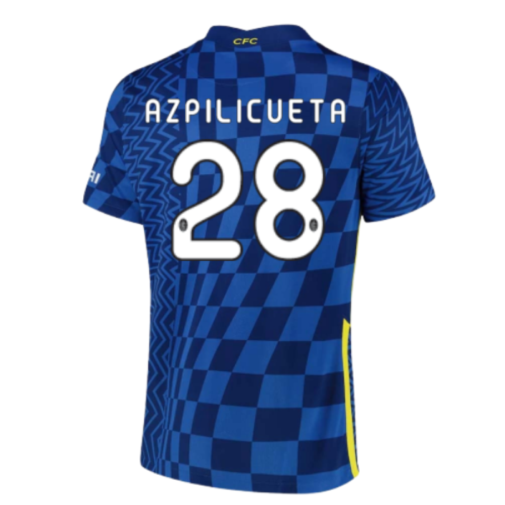 2021-2022 Chelsea Home Shirt (AZPILICUETA 28)