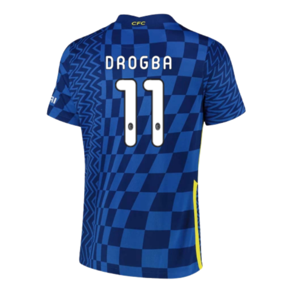 2021-2022 Chelsea Home Shirt (DROGBA 11)