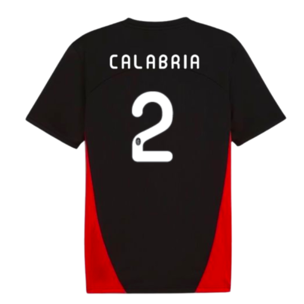 2024-2025 AC Milan Training Shirt (Black) (Calabria 2)