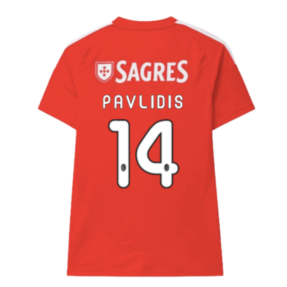 2024-2025 Benfica Home Shirt (Kids) (Pavlidis 14)