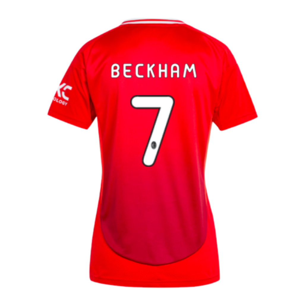 2024-2025 Man Utd Home Shirt (Womens) (Beckham 7)