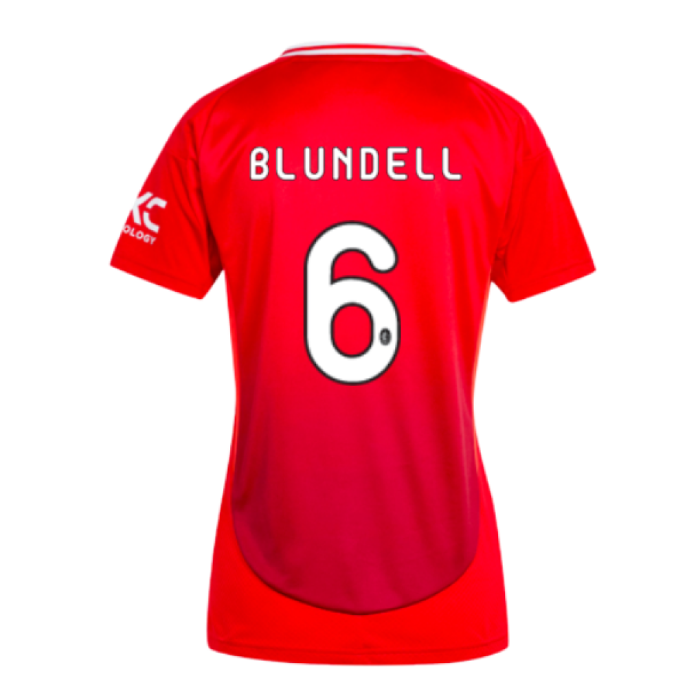 2024-2025 Man Utd Home Shirt (Womens) (Blundell 6)
