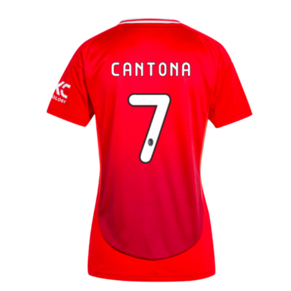 2024-2025 Man Utd Home Shirt (Womens) (Cantona 7)